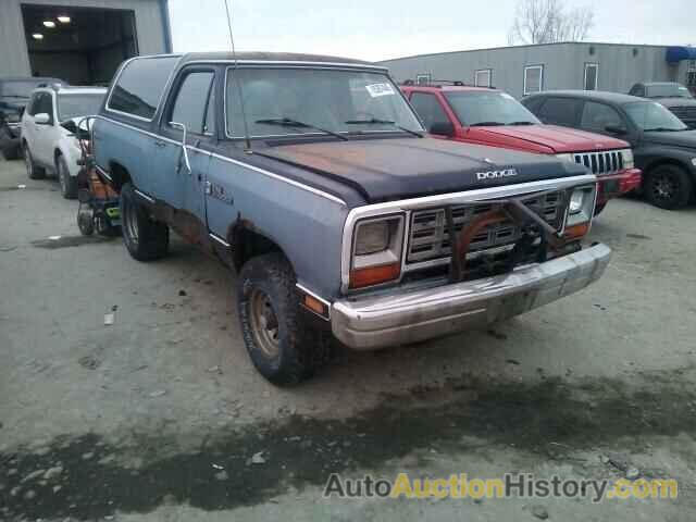 1985 DODGE RAMCHARGER, 1B4GW12T2FS502285