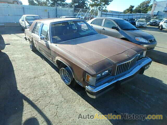 1984 MERCURY GRAND MARQ, 1MEBP95F2EZ651413