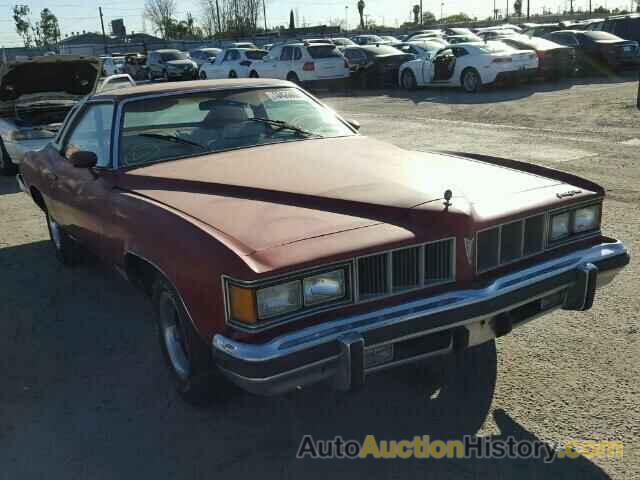 1976 PONTIAC GRAND LEMA, 2G37Z6A106270