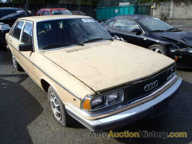 1981 AUDI 5000, WAUGG0434BN053530