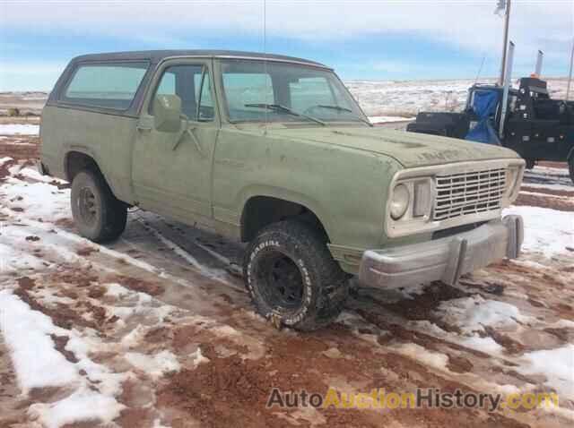 1978 DODGE RAMCHARGER, A10BF8S213052