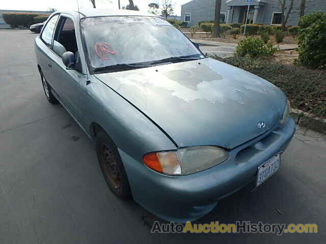 1997 HYUNDAI ACCENT L, KMHVD14N6VU218025