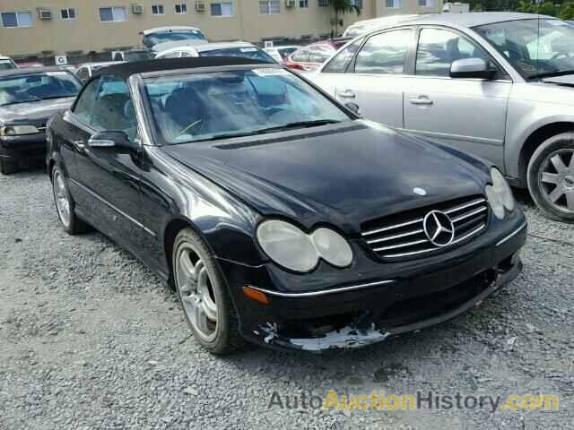 2005 MERCEDES-BENZ CLK500, WDBTK75J35F142380