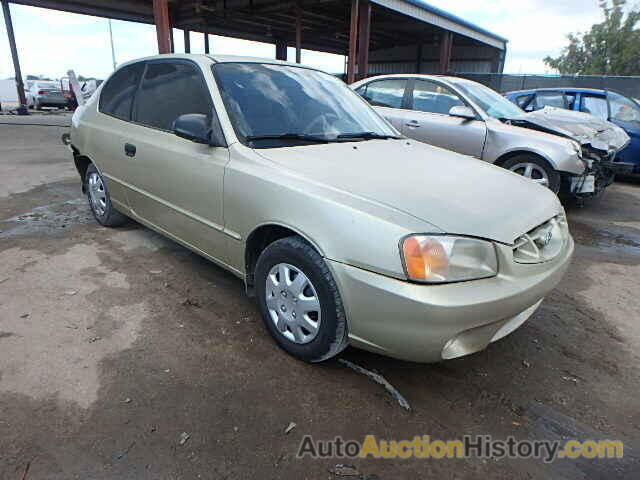 2001 HYUNDAI ACCENT GS, KMHCG35C81U140851