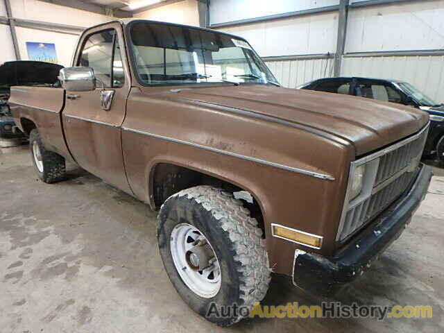 1981 CHEVROLET K20, 1GCGK24M8BS168736