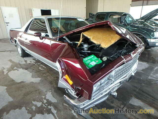 1984 CHEVROLET EL CAMINO, 1GCCW80H7ER219489