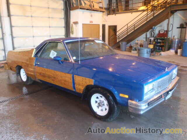 1985 CHEVROLET EL CAMINO, 3GCCW80ZXFS911933