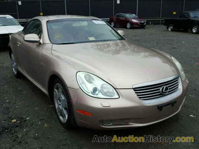 2004 LEXUS SC 430, JTHFN48Y540058526