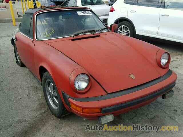 1977 PORSCHE 911 TARGA, 9117211522