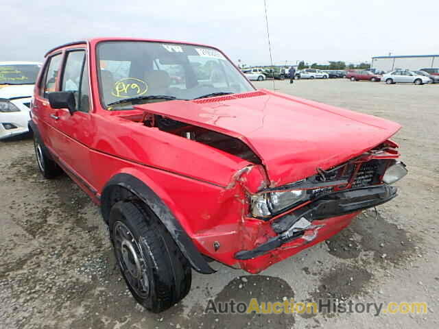 1984 VOLKSWAGEN RABBIT GL, 1VWFB0178EV050992