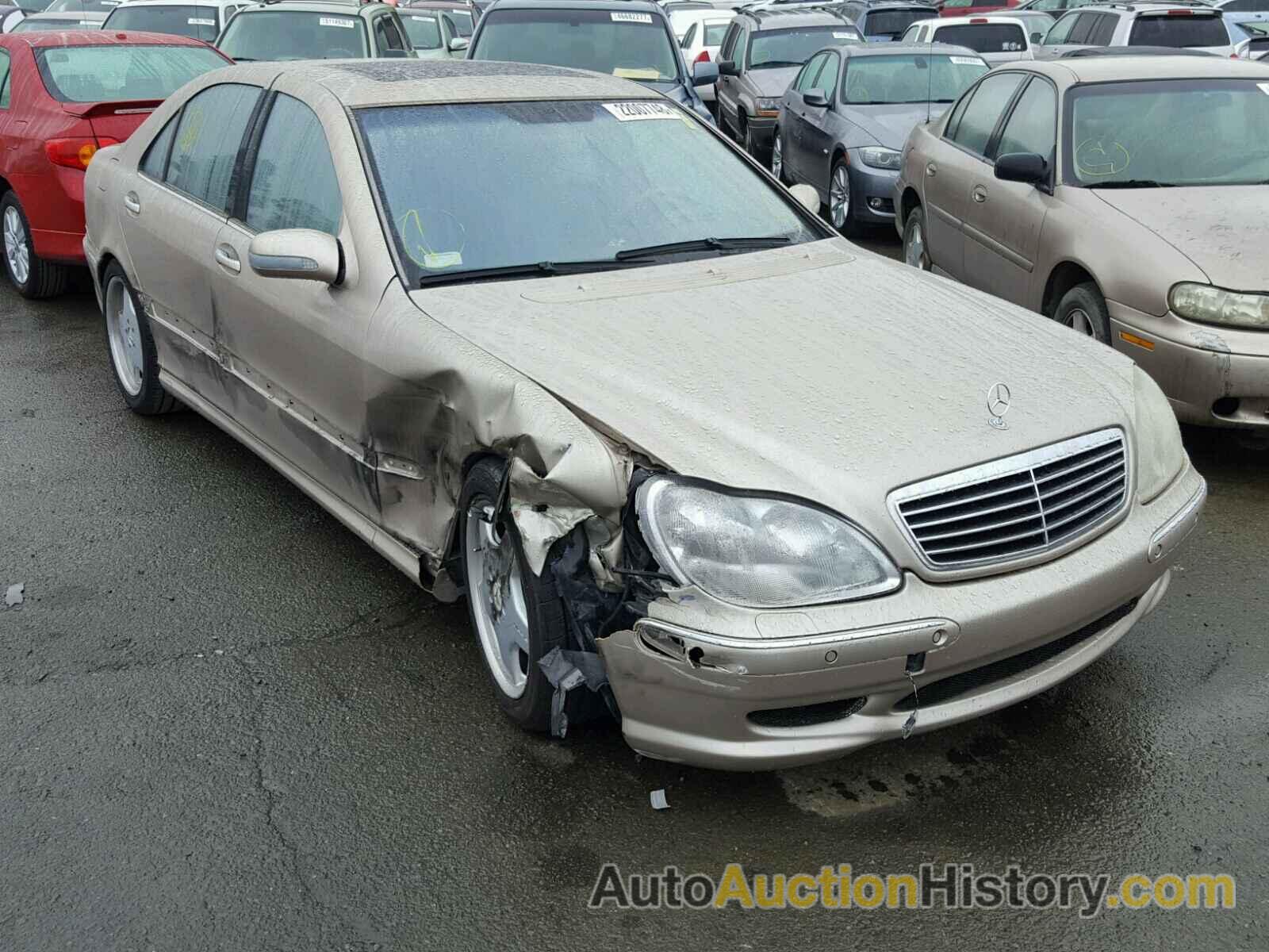 2001 MERCEDES-BENZ S 500, WDBNG75JX1A205119