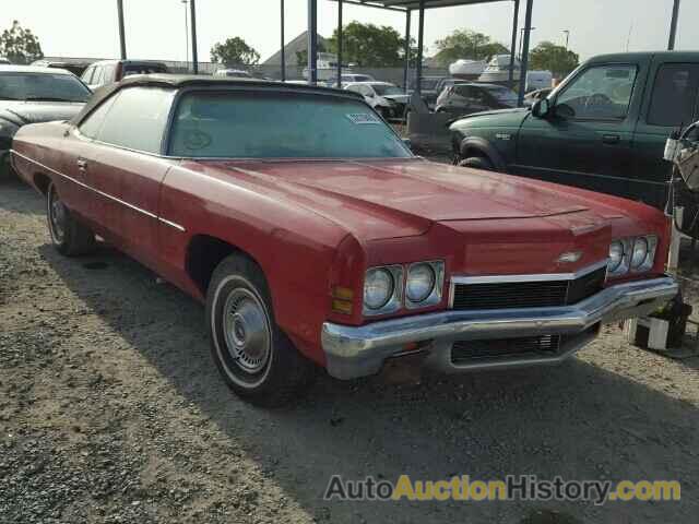 1972 CHEVROLET IMPALA, 1M67H2S253848