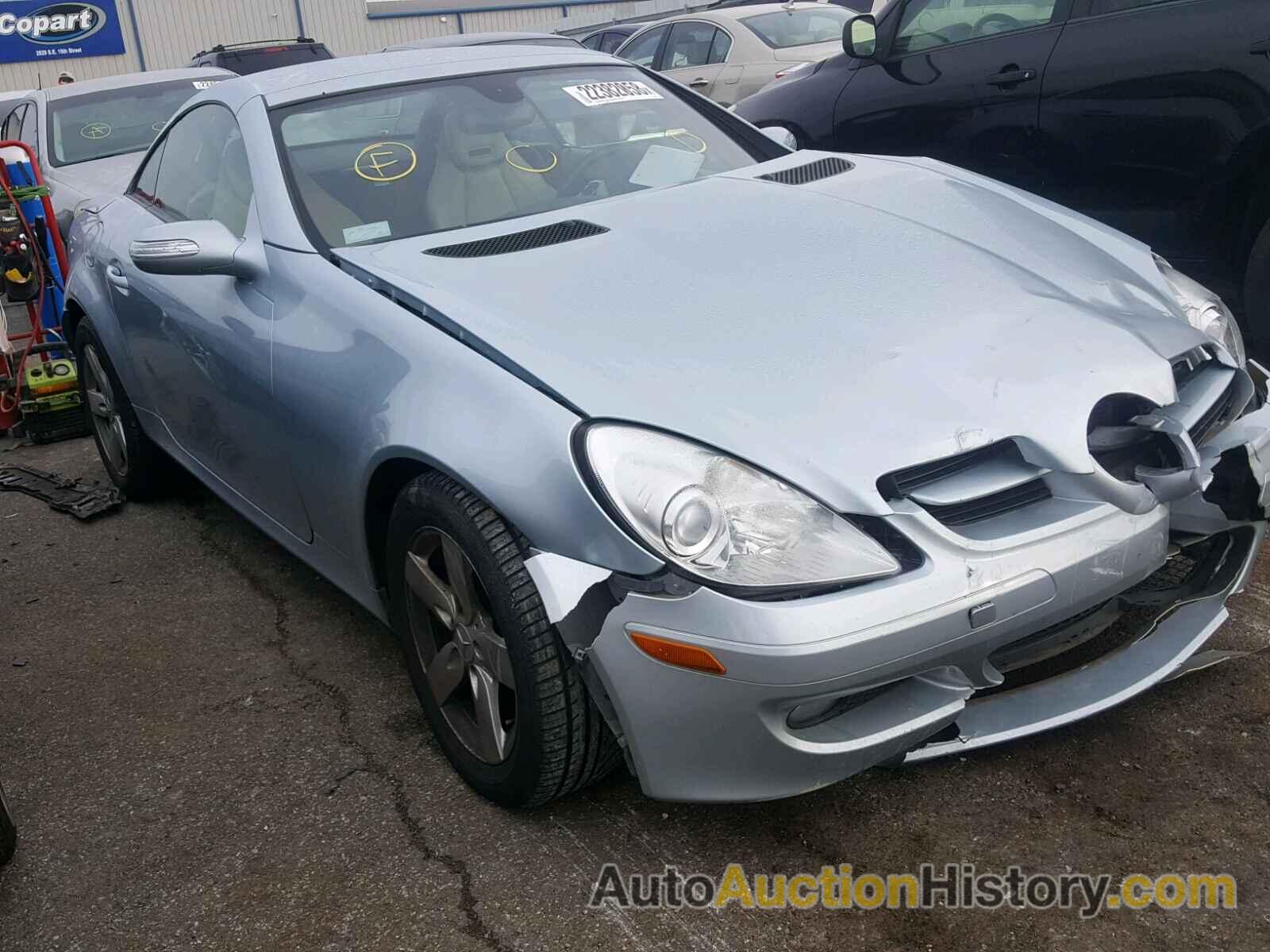 2006 MERCEDES-BENZ SLK 280, WDBWK54F86F098201