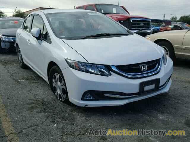 2013 HONDA CIVIC HYBR, 19XFB4F3XDE202967