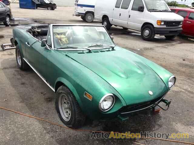 1975 FIAT SPIDER, 124CS10098524