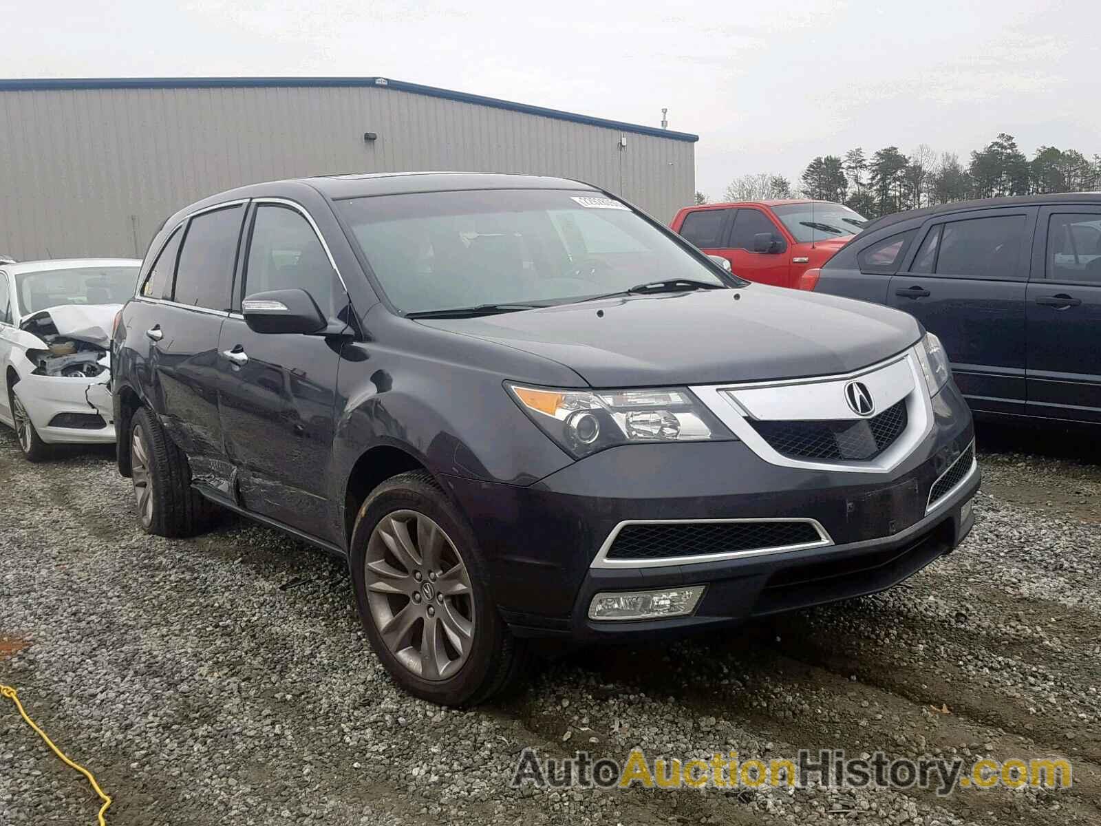 2013 ACURA MDX ADVANCE, 2HNYD2H63DH510608