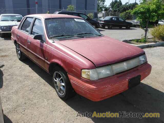 1992 MERCURY TOPAZ LS, 1MEPM37U9NK651750