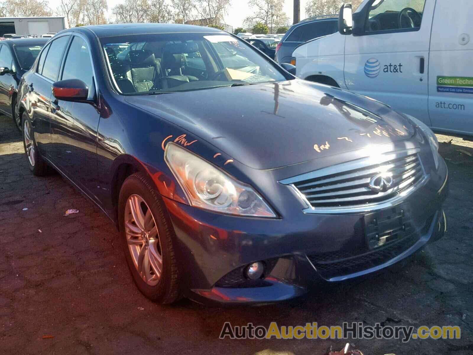 2011 INFINITI G25 BASE, JN1DV6AP8BM830242