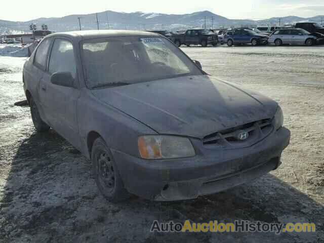 2001 HYUNDAI ACCENT L, KMHCF35G21U077641