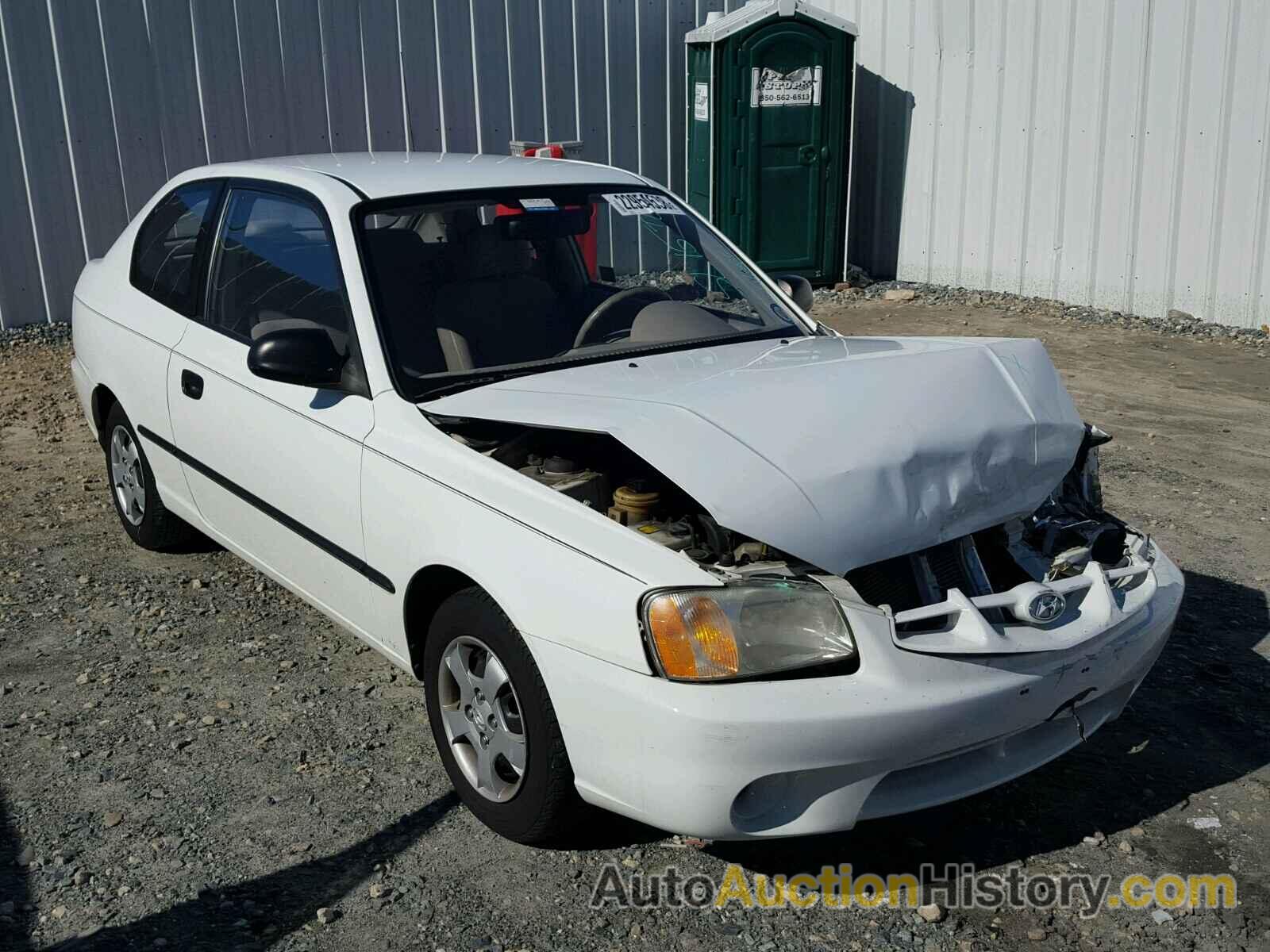 2001 HYUNDAI ACCENT L, KMHCF35G61U079098