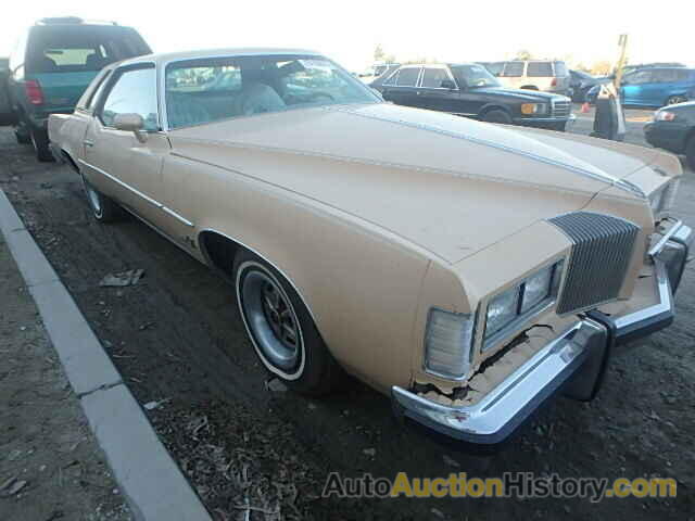 1976 PONTIAC GRAND PRIX, 2K57Z6P211100