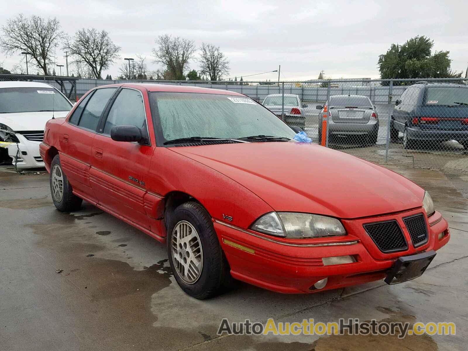 1992 PONTIAC GRAND AM SE, 1G2NE54N4NC284883