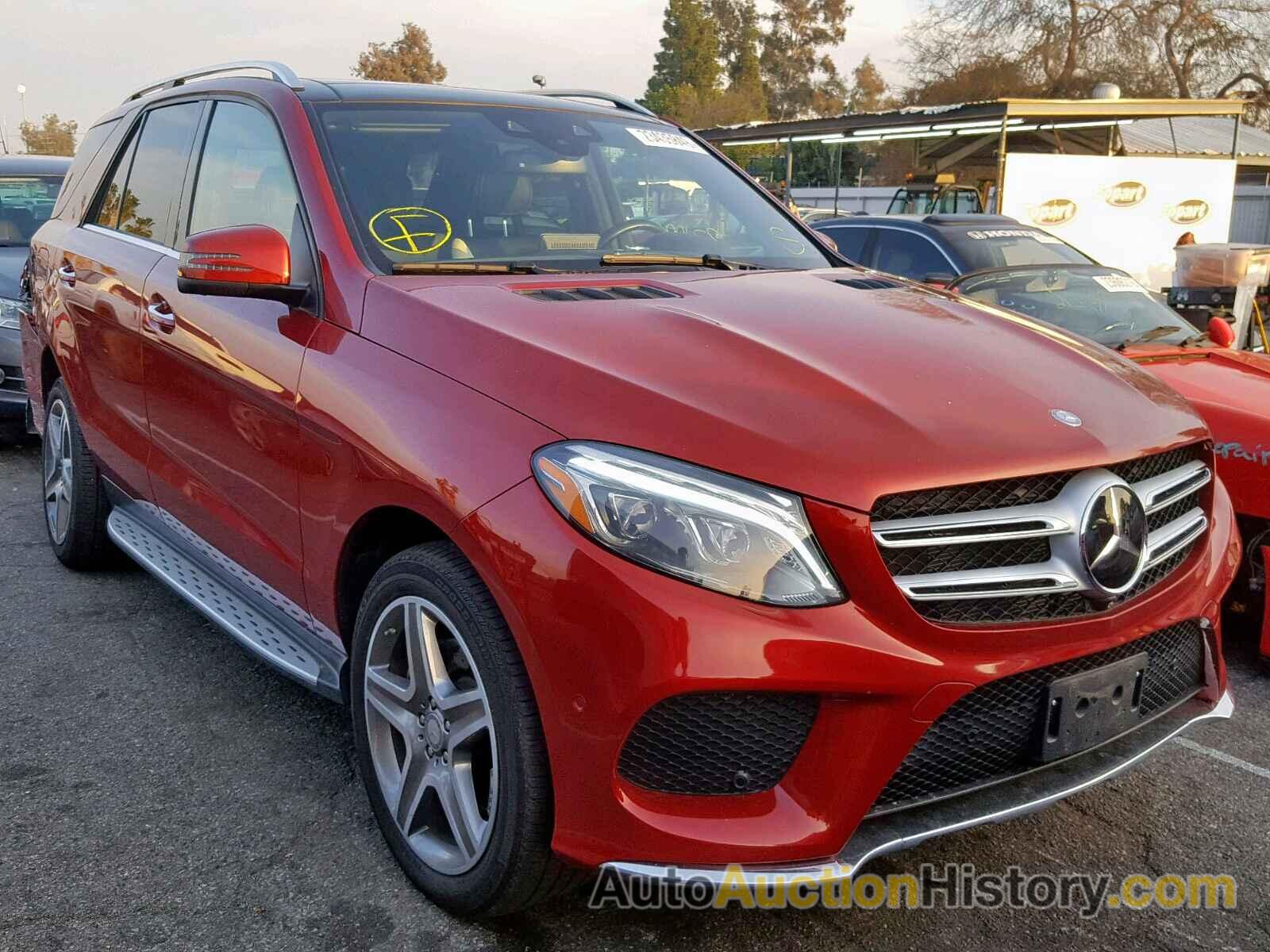 2016 MERCEDES-BENZ GLE 400 4MATIC, 4JGDA5GB9GA666485