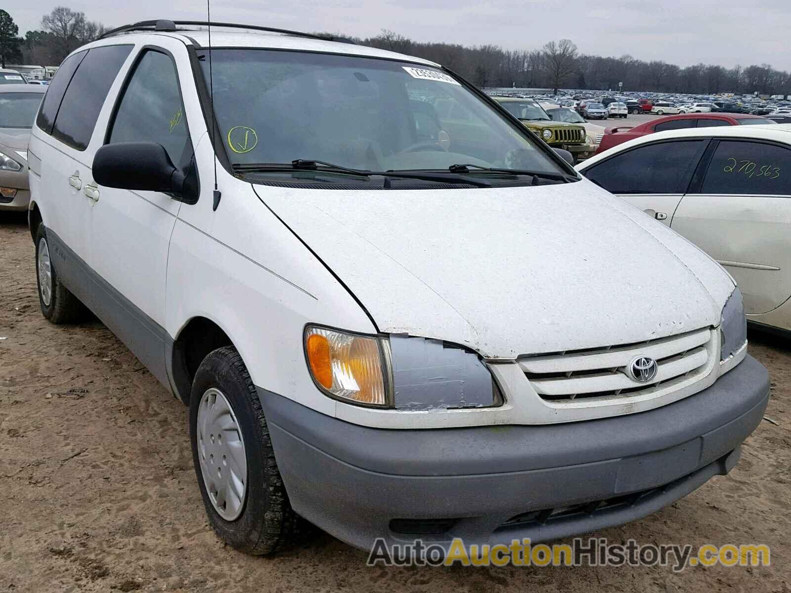 2001 TOYOTA SIENNA CE, 4T3ZF19C71U411465