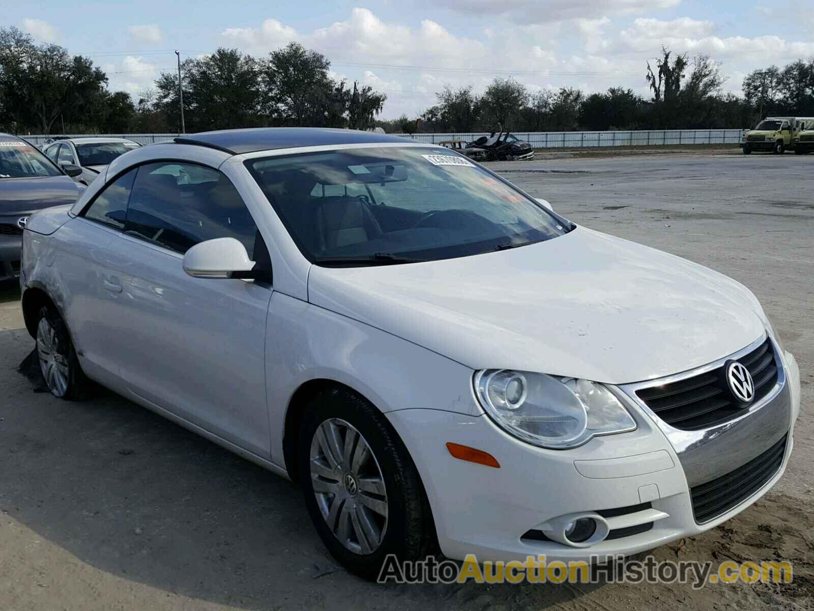 2008 VOLKSWAGEN EOS TURBO, WVWBA71F28V012196