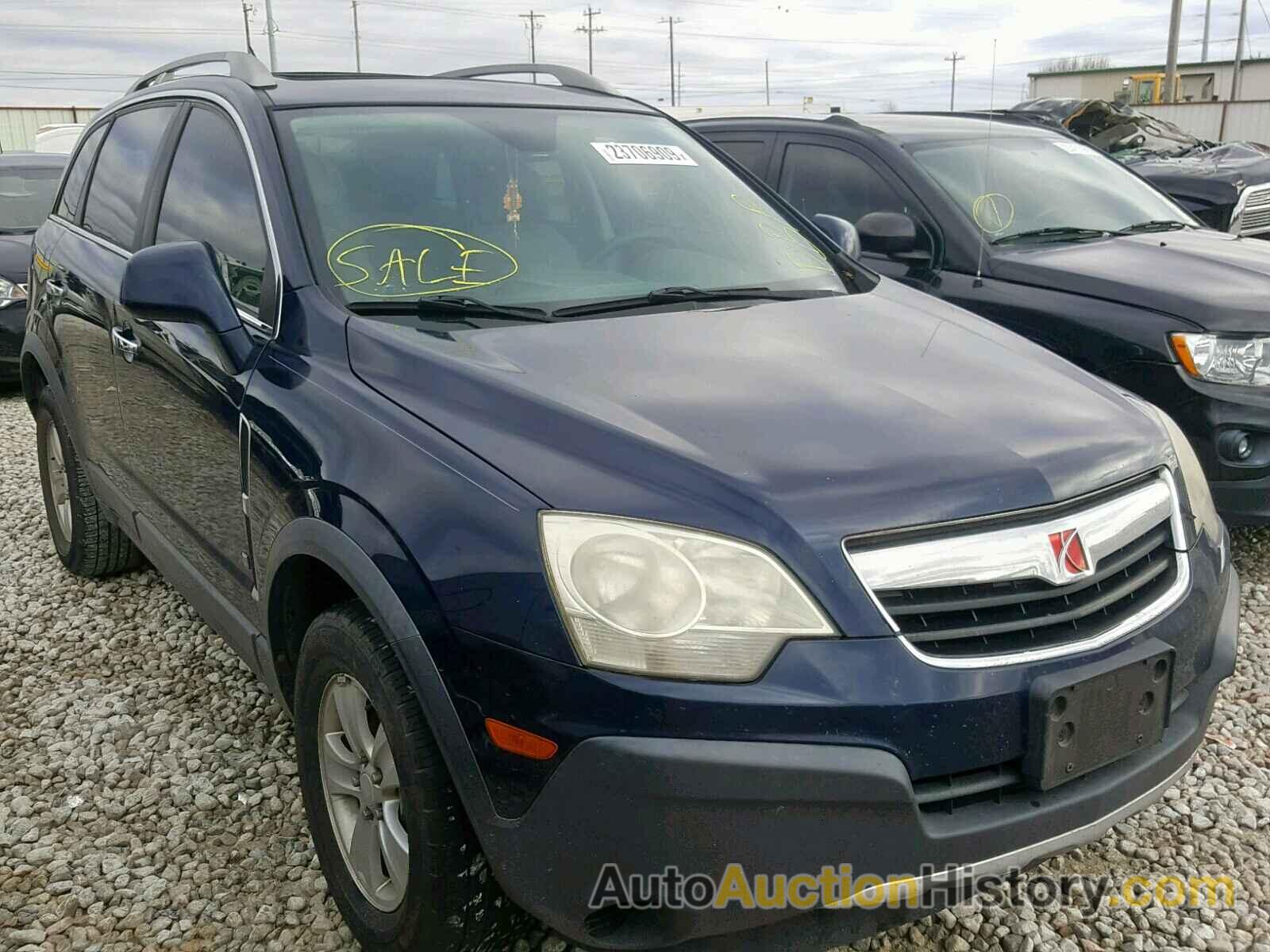 2008 SATURN VUE XE, 3GSCL33PX8S718307