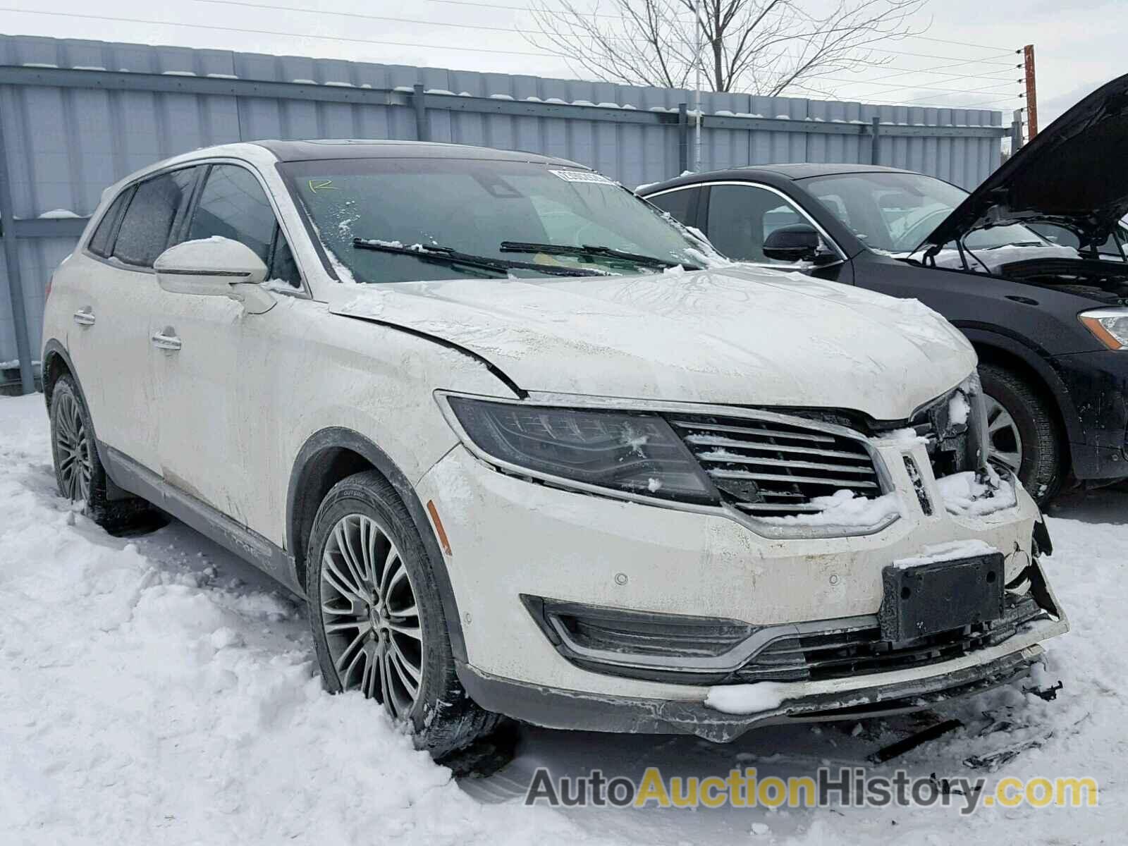 2016 LINCOLN MKX RESERVE, 2LMTJ8LR9GBL25743