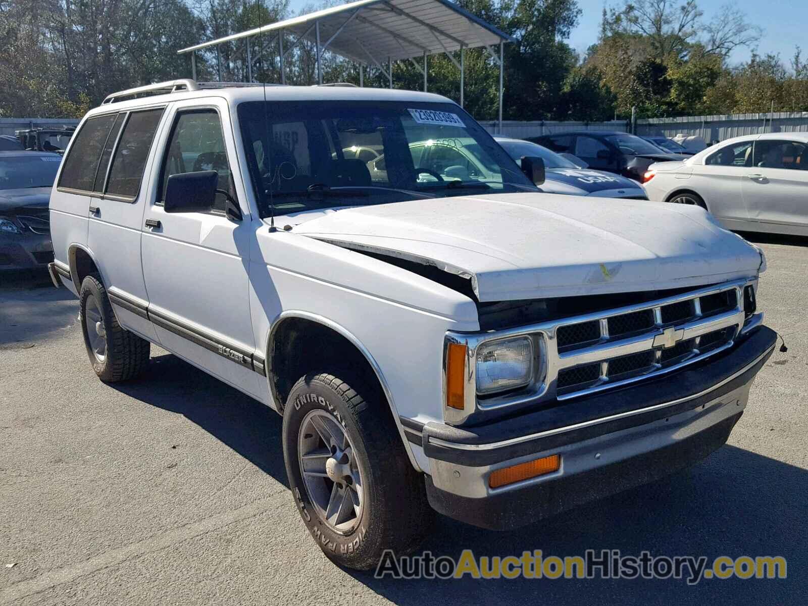 1993 CHEVROLET BLAZER S10, 1GNCS13W8P2174921