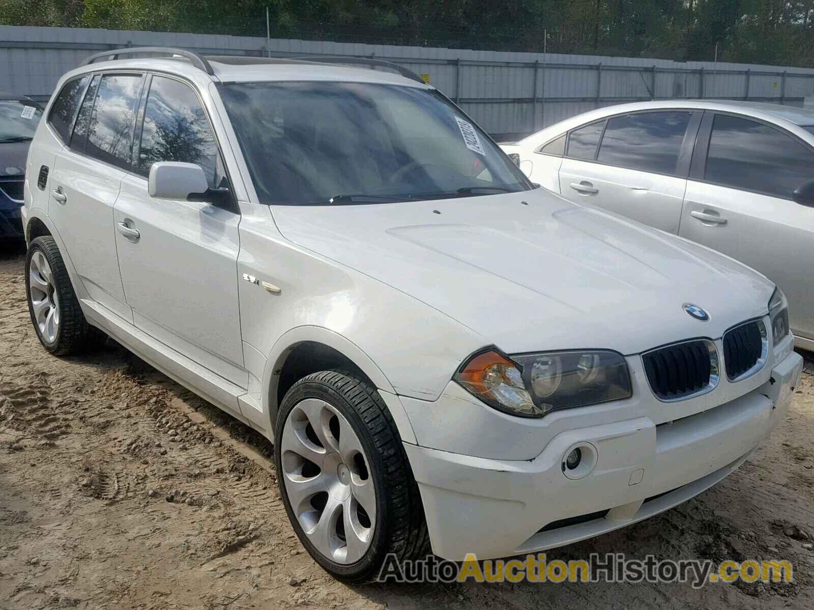 2004 BMW X3 2.5I, WBXPA73484WC35483