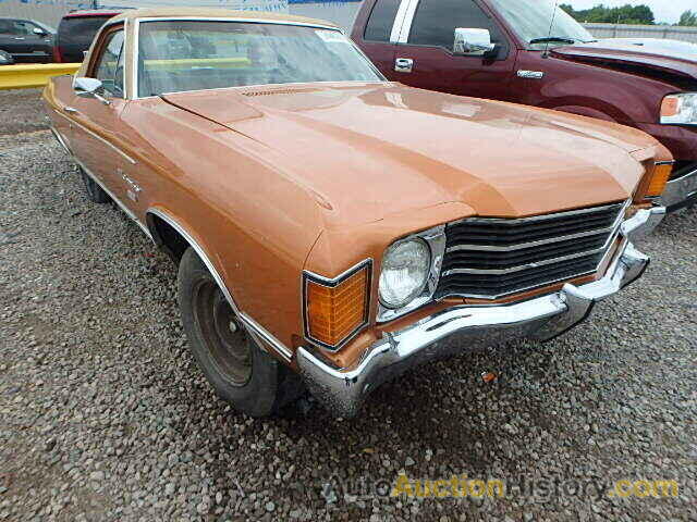 1972 CHEVROLET EL CAMINO, 1D80J2B653370