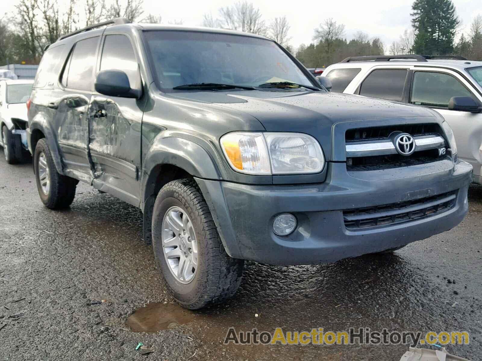 2006 TOYOTA SEQUOIA LIMITED, 5TDBT48A86S274749