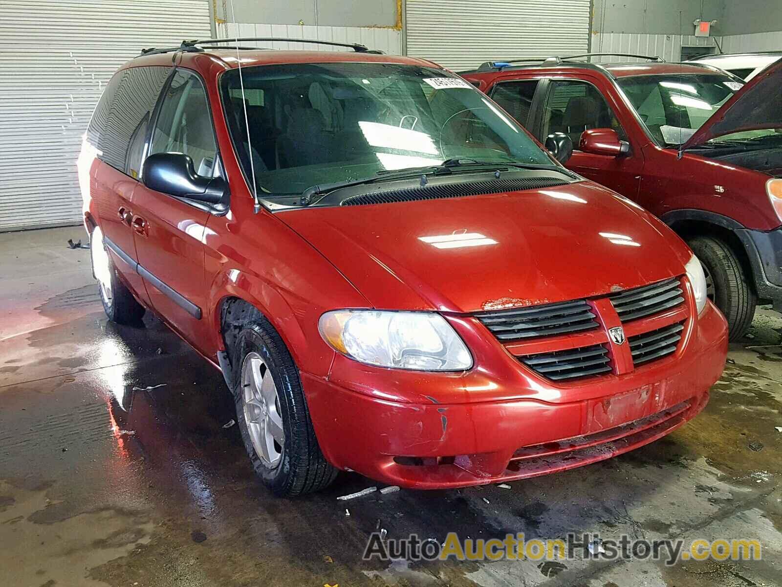 2006 DODGE CARAVAN SXT, 1D4GP45RX6B582780