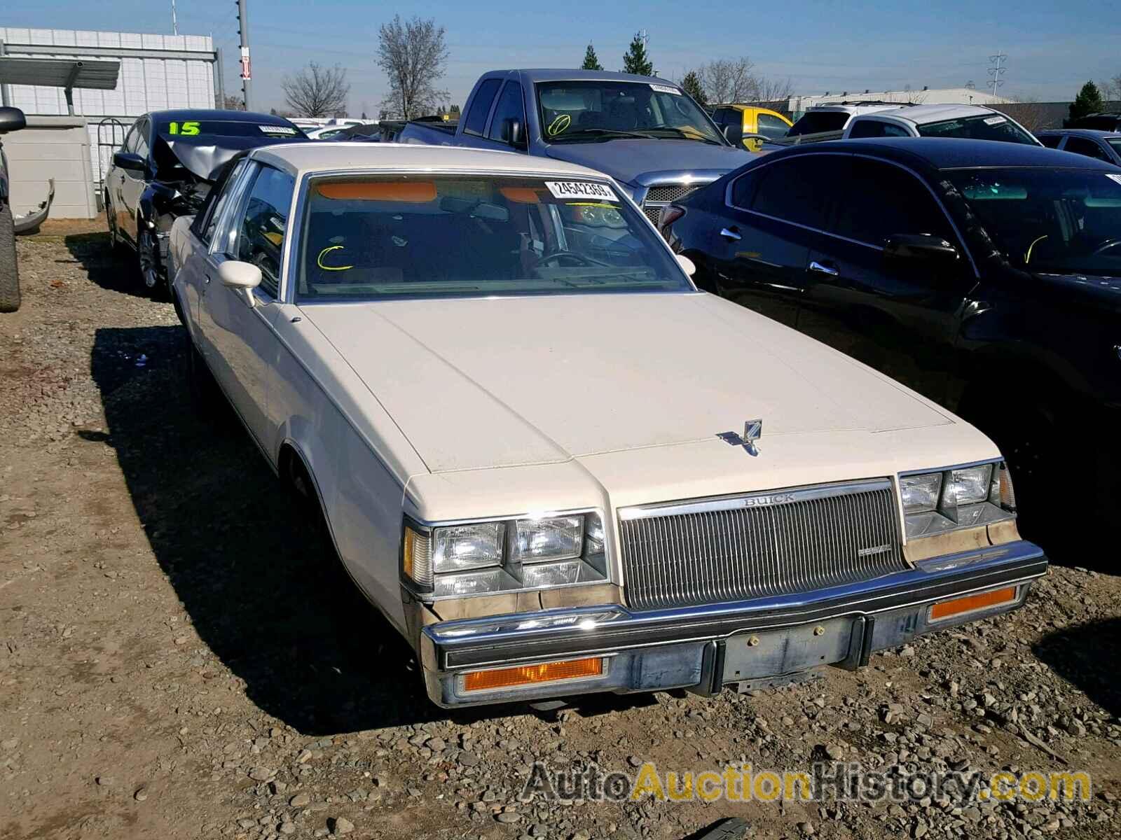 1984 BUICK REGAL LIMITED, 1G4AM47A5EH495993