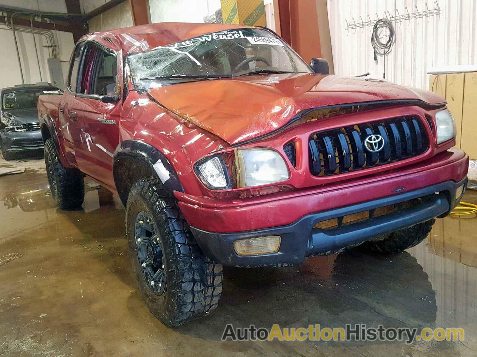 2001 TOYOTA TACOMA DOUBLE CAB PRERUNNER, 5TEGN92N21Z747792