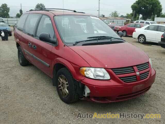 2004 DODGE CARAVAN, 1D4GP24RX5B169214