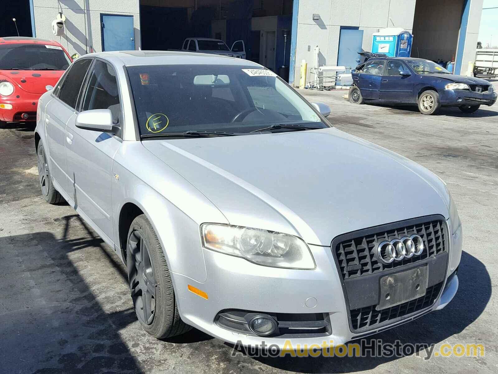 2008 AUDI A4 2.0T, WAUAF78E48A098660