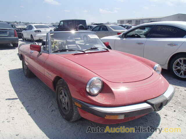 1988 ALFA ROMEO SPIDER VEL, ZARBC5766J1056114