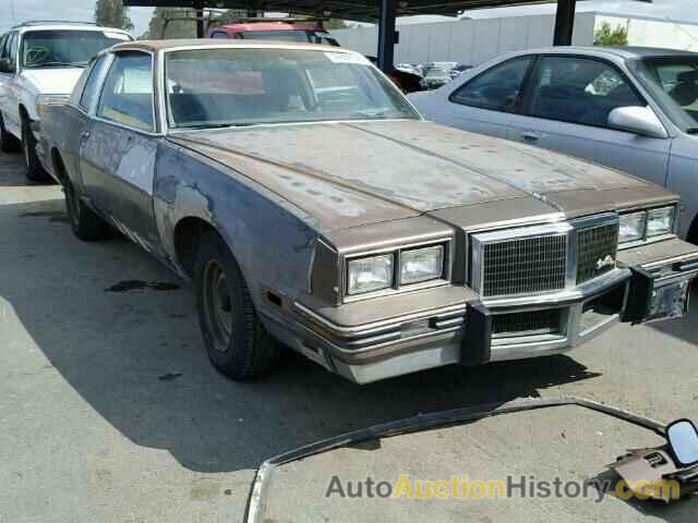 1984 PONTIAC GRAND PRIX, 1G2AP37H4EB234042