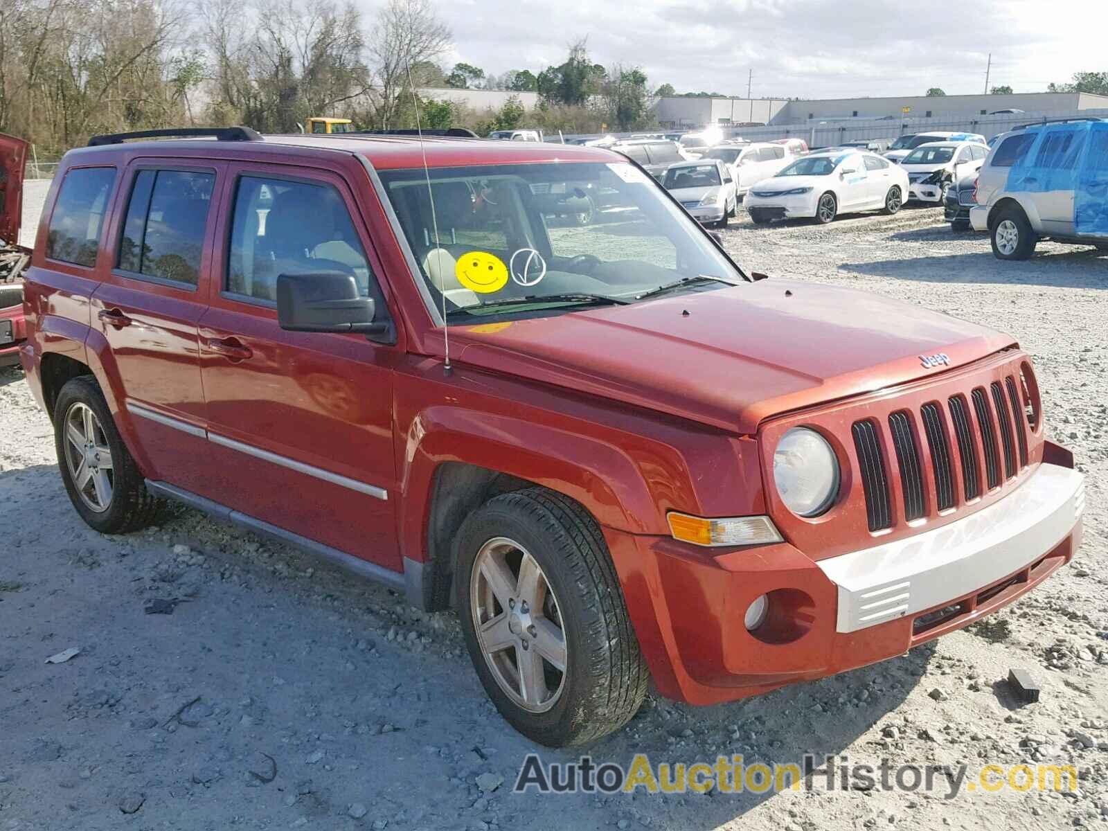 2010 JEEP PATRIOT LIMITED, 1J4NT4GB1AD507649