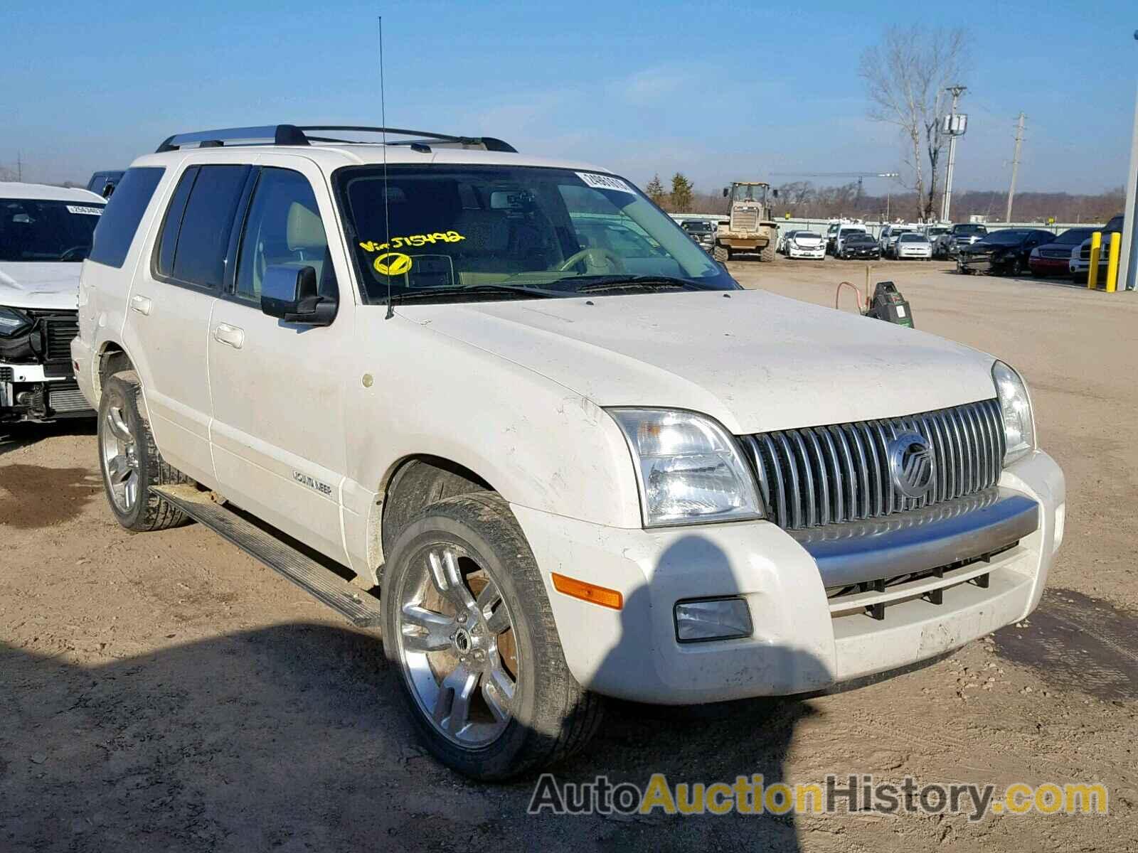 2008 MERCURY MOUNTAINEER PREMIER, 4M2EU38E38UJ15492