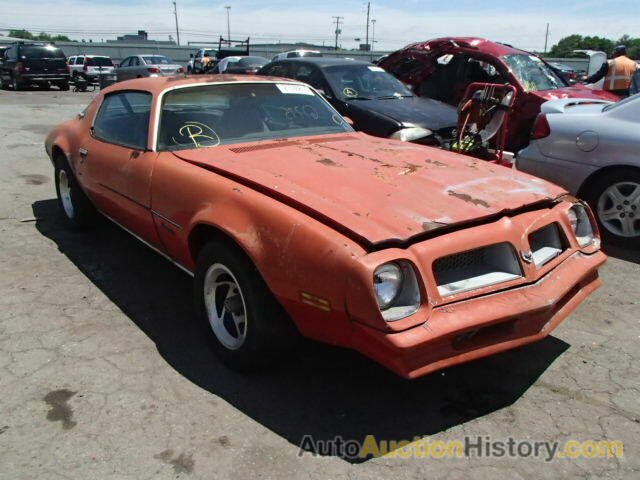 1975 PONTIAC FIREBIRD, 2S87M5N512311