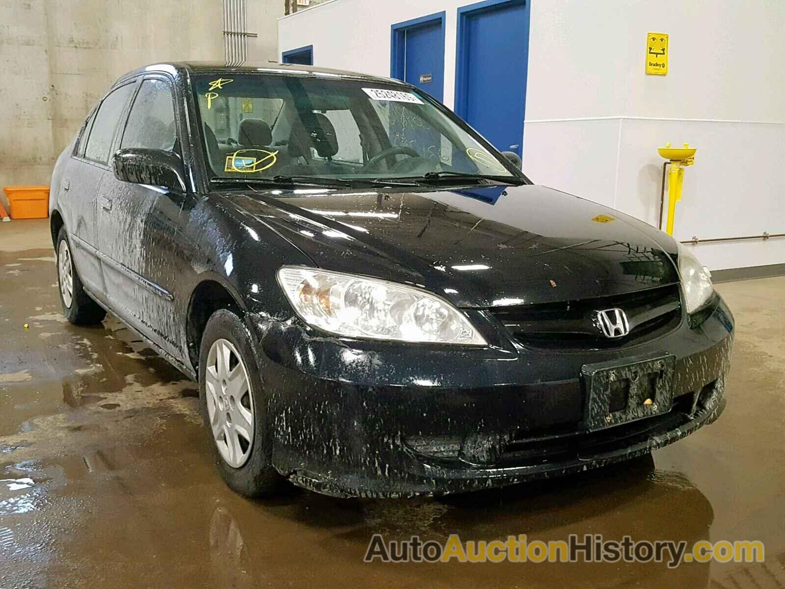 2005 HONDA CIVIC DX VP, 1HGES16325L022743