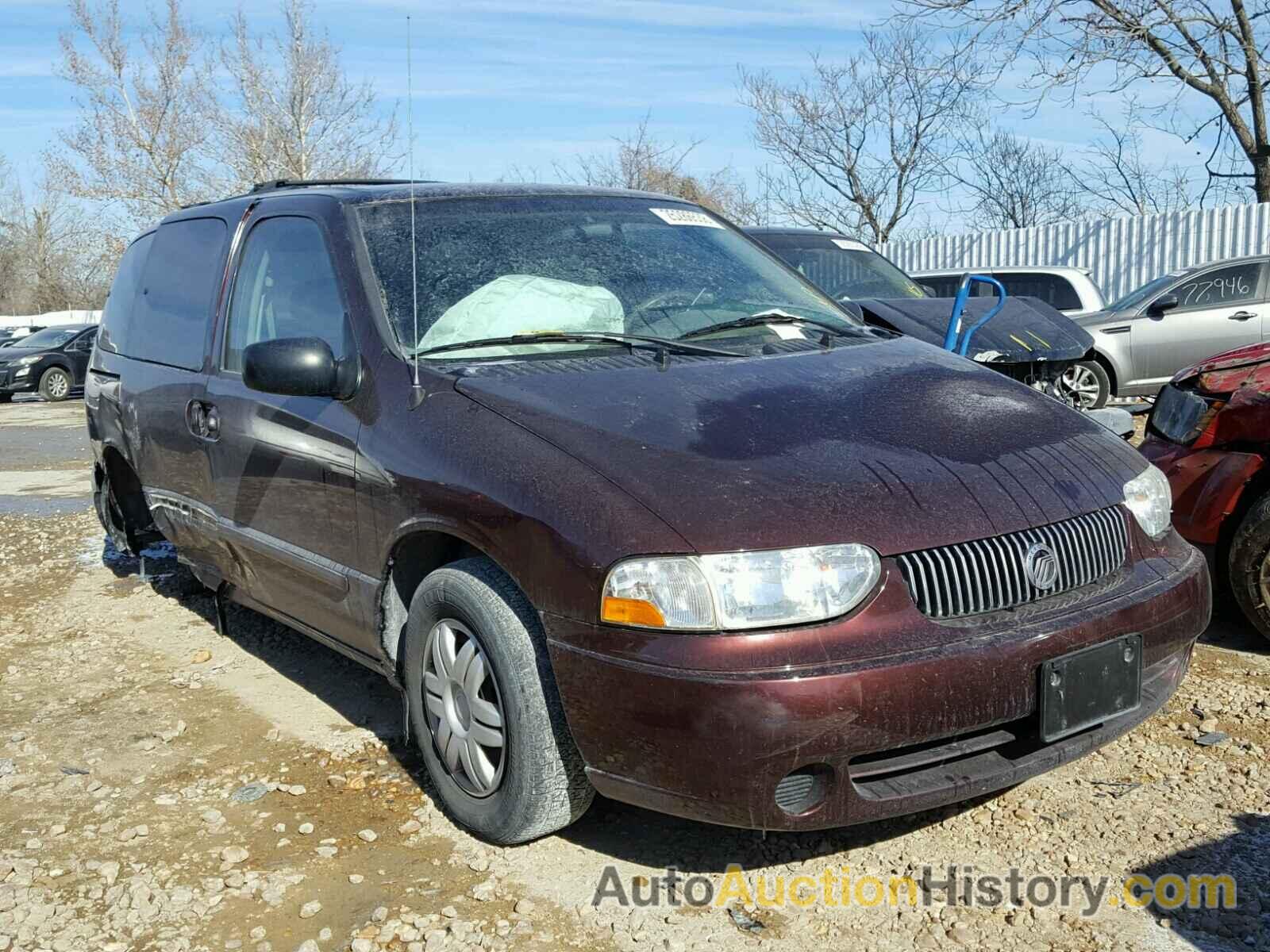 2001 MERCURY VILLAGER , 4M2ZV11T61DJ11342