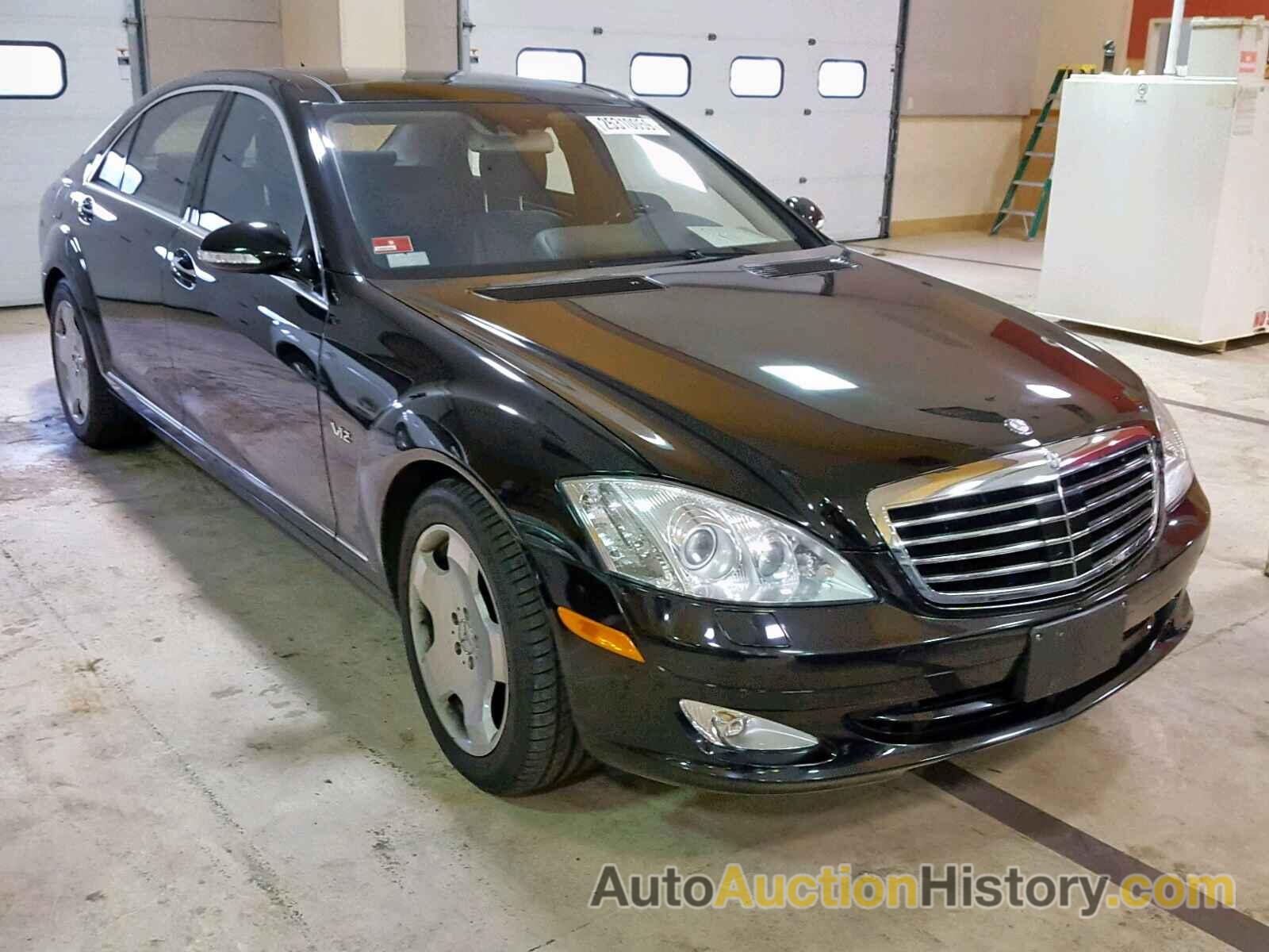 2007 MERCEDES-BENZ S 600, WDDNG76X67A084754