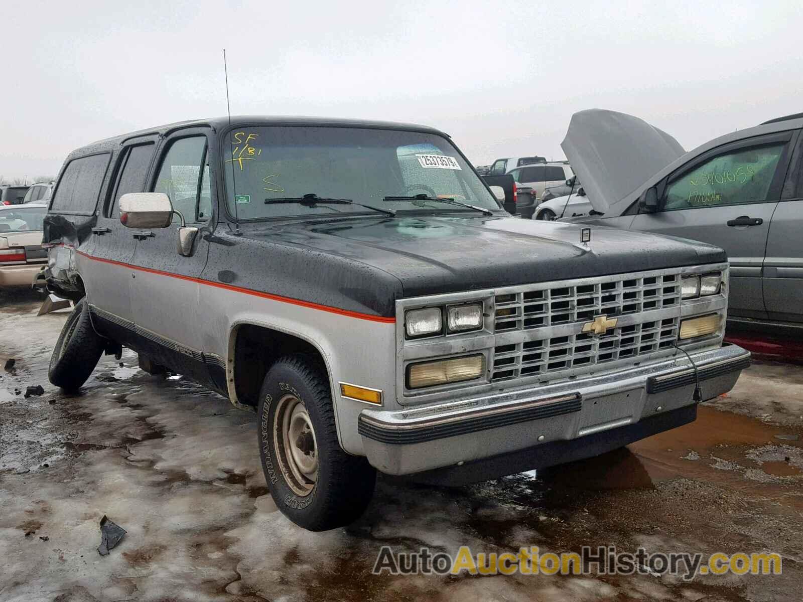 1990 CHEVROLET SUBURBAN R1500, 1GNER16C2LF127246