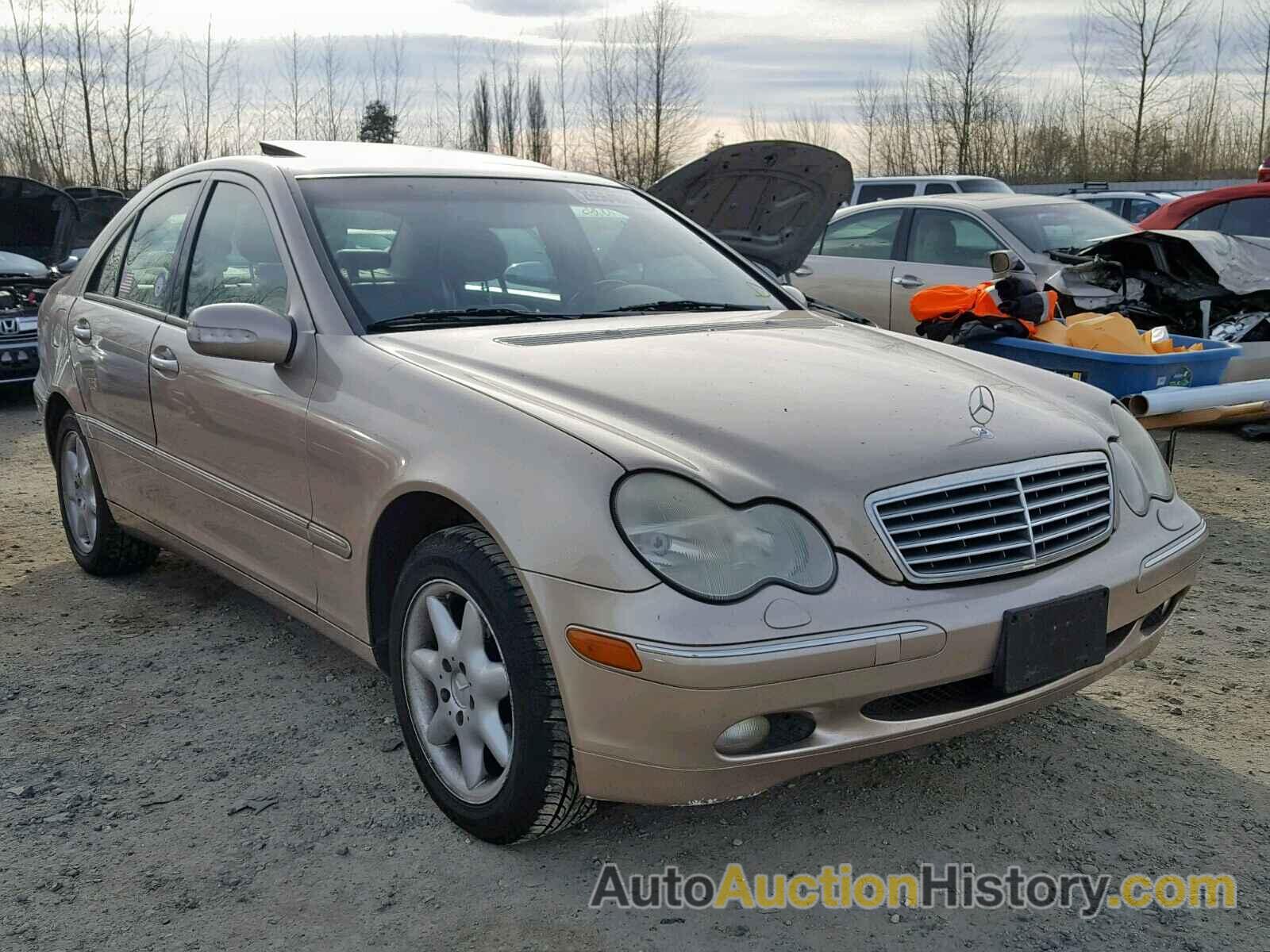 2001 MERCEDES-BENZ C 240, WDBRF61J81F020543